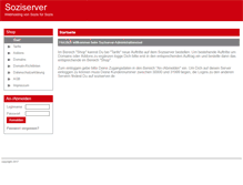 Tablet Screenshot of admin.soziserver.de